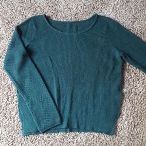 waffle textured sweater